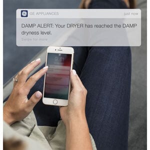 GE 28 in. 7.8 cu. ft. Smart Stackable Electric Dryer with Sanitize Cycle - Carbon Graphite, , hires