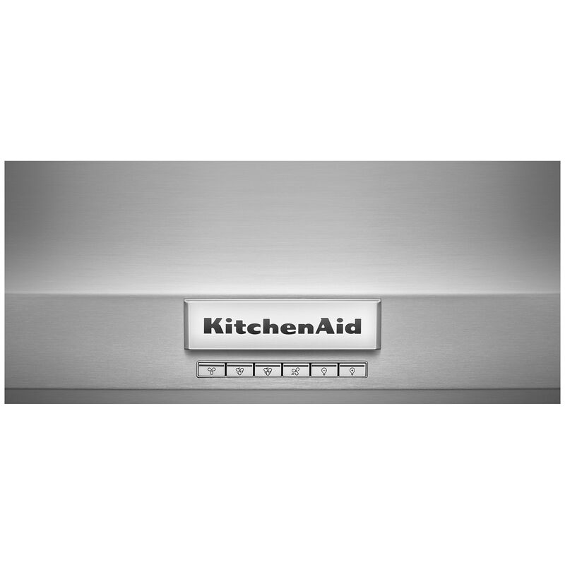 KitchenAid 48 in. Ducted Canopy Pro Style Style Range Hood with 4 Fan Speeds & 3 LED Lights - Stainless Steel, , hires