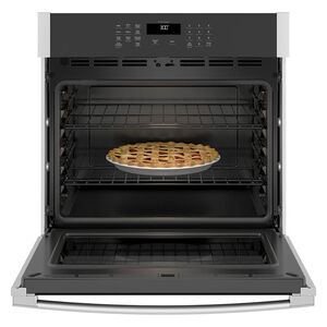 GE 30 in. 5.0 cu. ft. Electric Smart Wall Oven With Self Clean - Stainless Steel, Stainless Steel, hires