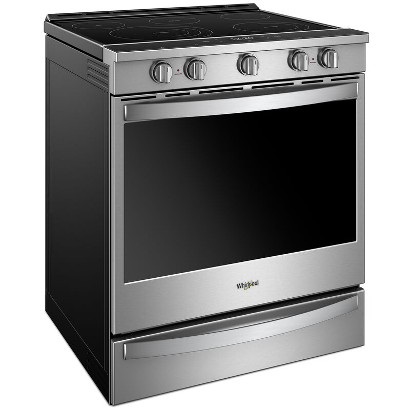 Whirlpool 30 in. 6.4 cu. ft. Smart Convection Oven Slide-In Electric Range  with Smoothtop Burners Stainless Steel Richard  Son