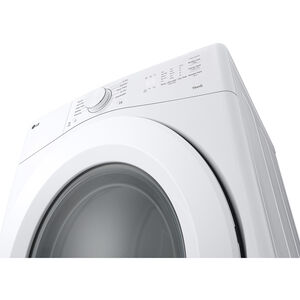 LG 27 in. 7.4 cu. ft. Smart Stackable Electric Dryer with Sensor Dry & AI Dry - White, , hires