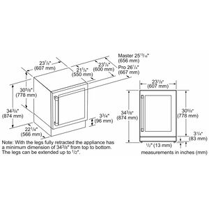 Thermador Masterpiece Series 24 in. Undercounter Wine Cooler with Wood Racks, Dual Temperature Zones & 41 Bottle Capacity - Stainless Steel, , hires