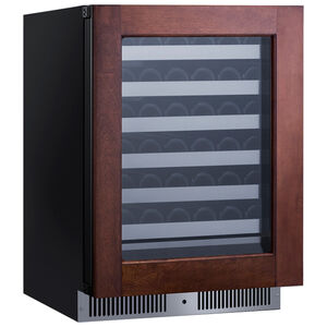 Summit 24 in. Undercounter Wine Cooler with Metal Racks, Single Temperature Zone & 33 Bottle Capacity - Custom Panel Ready, , hires
