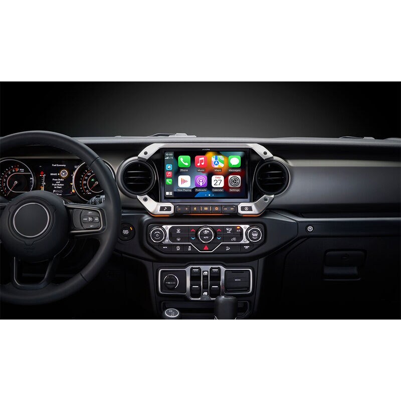 Alpine 9" Weather-Resistant Digital Media Receiver with Hi-Res Audio Playback for 2018-Up Jeep Wrangler JL and Gladiator, , hires