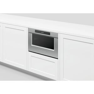Fisher & Paykel Series 7 24 in. 1.2 cu. ft. 950W Drawer Microwave with Sensor Cooking - Stainless Steel, , hires
