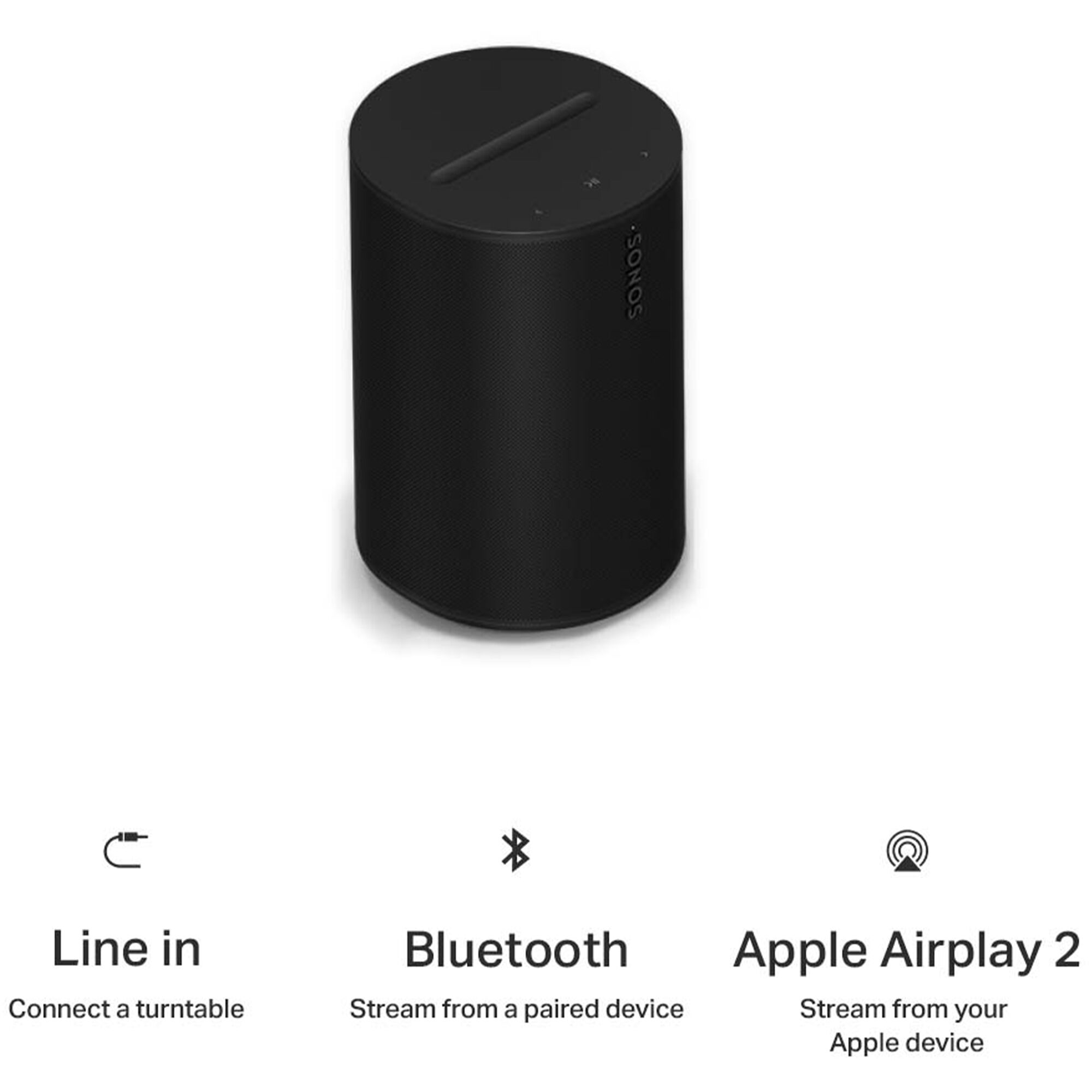 Sonos Era 100 SL Smart Speaker - Black | P.C. Richard & Son