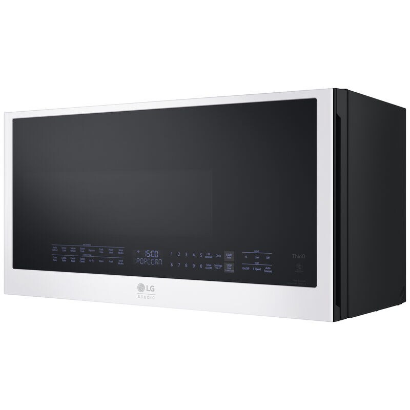 LG Studio 30 in. 1.7 cu. ft. 950W Smart Over-the-Range Microwave with 300 CFM, Convection & Sensor Cooking - Essence White, , hires