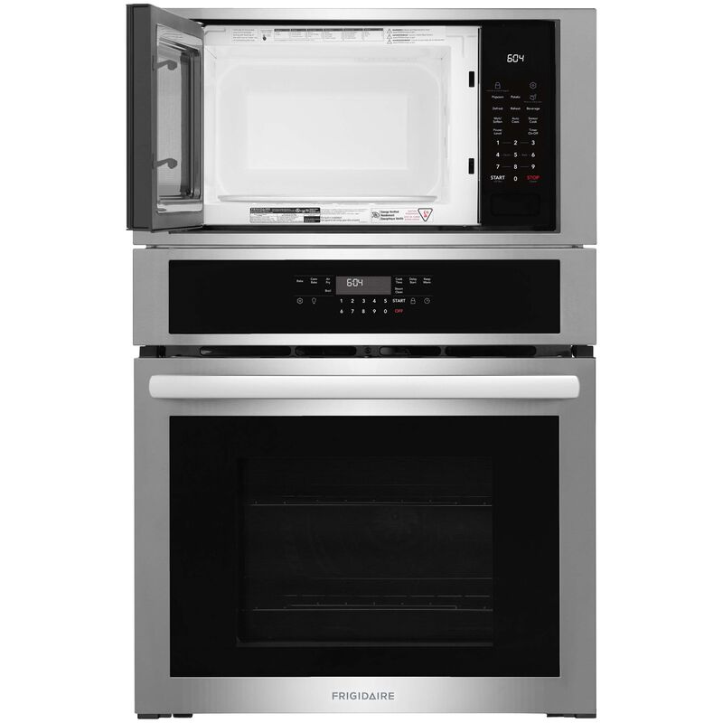 Frigidaire 27 in. 5.4 cu. ft. Electric Microwave/Wall Oven Combo with Standard Convection & Sensor Cooking - Stainless Steel, , hires