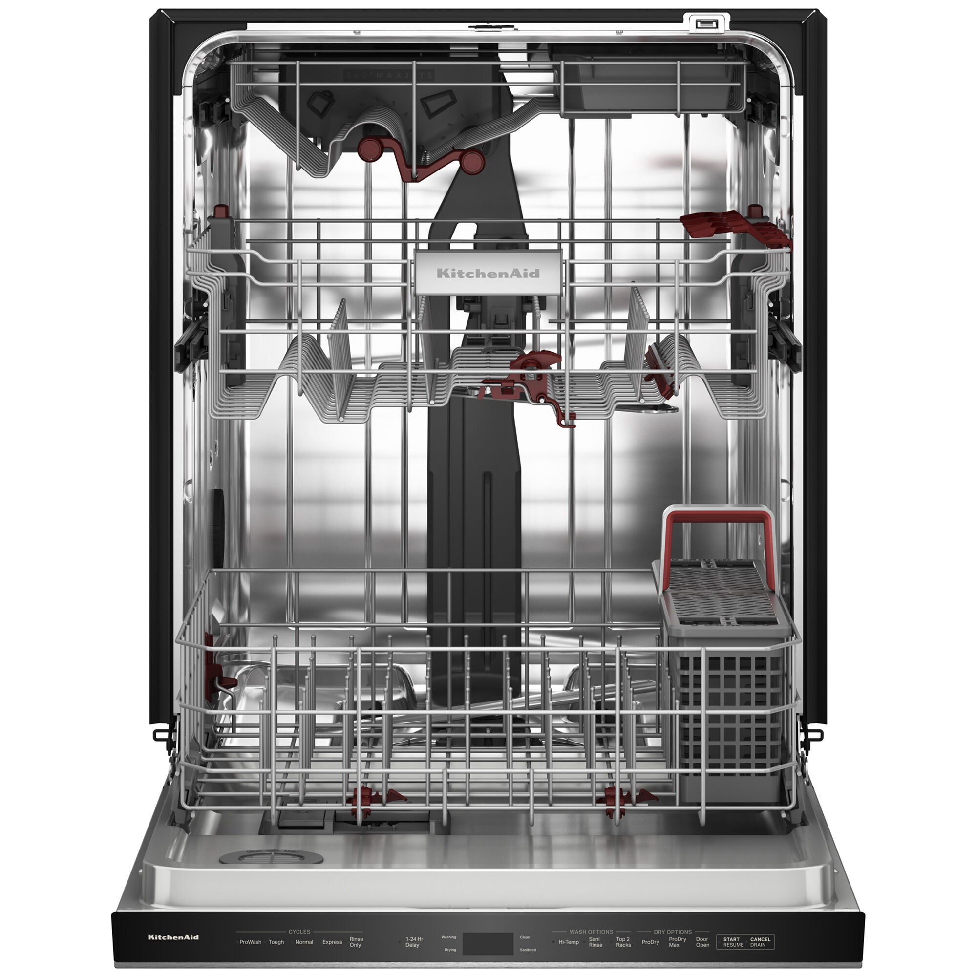 KitchenAid 24 in. Top Control Dishwasher with 44 dBA Sound Level