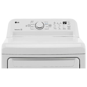 LG 27 in. 7.3 cu. ft. Electric Dryer with Sensor Dry Technology & Solid White Door Trim - White, , hires