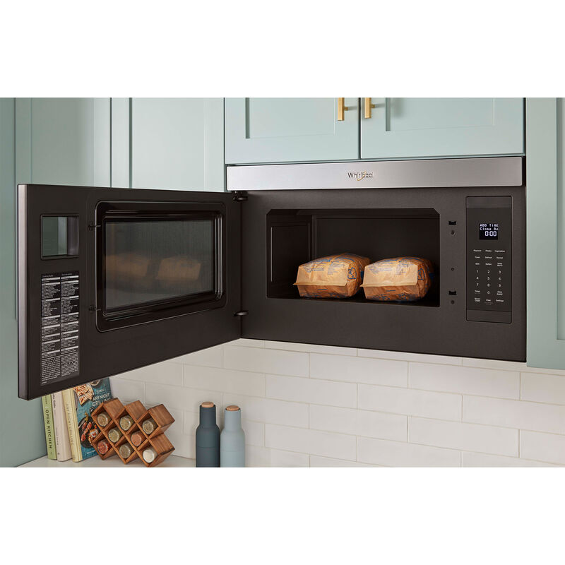 Whirlpool 30 in. 1.1 cu. ft. 1000W Over-the-Range Microwave with 300 CFM & Sensor Cooking - Fingerprint Resistant Stainless, Fingerprint Resistant Stainless, hires