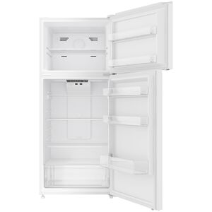 Avanti 28 in. 14.6 cu. ft. Counter Depth Garage-Ready Top Freezer Refrigerator - White, White, hires