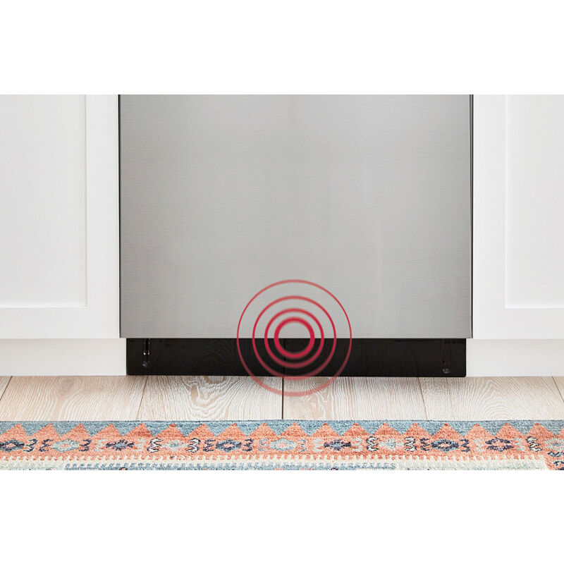 LG 24" Built-In Dishwasher with Front Control, 48 dBA Sound Level, 15 Place Settings & 9 Wash Cycles - PrintProof Stainless Steel, PrintProof Stainless Steel, hires