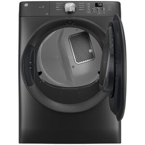 GE 28 in. 7.8 cu. ft. Smart Stackable Gas Dryer with Sanitize Cycle - Carbon Graphite, , hires