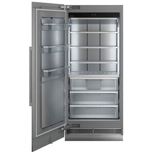 Liebherr 36 in. 18.9 cu. ft. Built-in Smart Triple-Drawers Upright Freezer with Ice-Maker & Adjustable Shelves - Custom Panel Ready, , hires