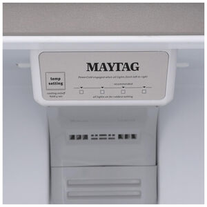 Maytag 30" 18.15 Cu. Ft. Top Freezer Refrigerator (Optional Ice Dispenser Sold Separately) - Stainless Steel, , hires