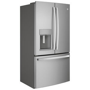GE Profile 36 in. 22.1 cu. ft. Built-In Counter Depth French Door Refrigerator with Ice & Water Dispenser - Fingerprint Resistant Stainless, Fingerprint Resistant Stainless, hires
