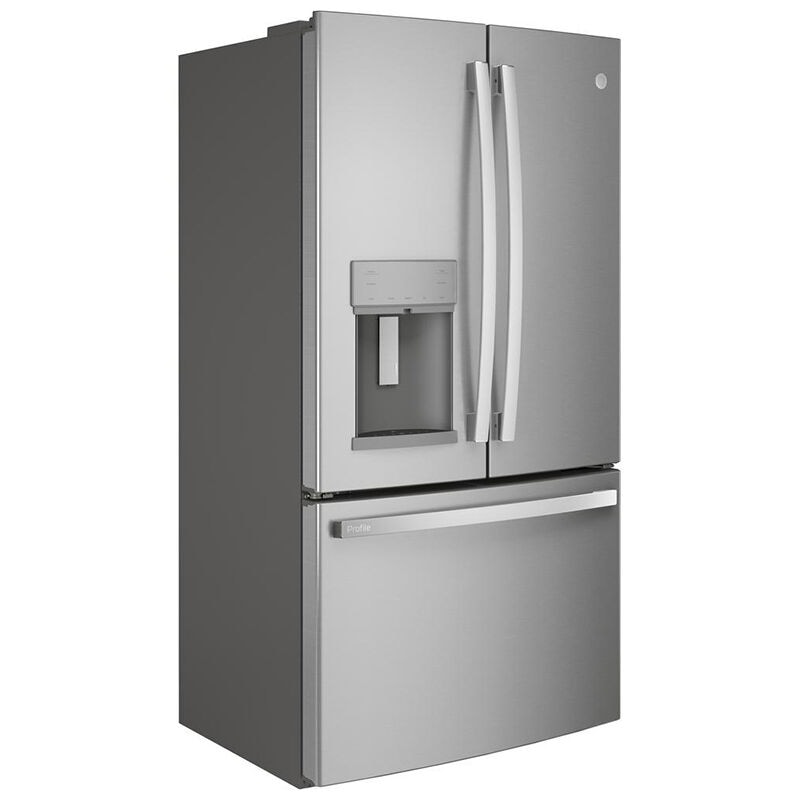 GE Profile 36 in. 22.1 cu. ft. Built-In Counter Depth French Door Refrigerator with Ice & Water Dispenser - Fingerprint Resistant Stainless, Fingerprint Resistant Stainless, hires