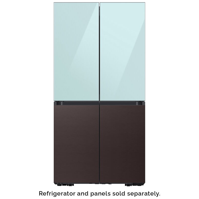 Samsung BESPOKE 4-Door Flex Top Panel for Refrigerators - Morning Blue Glass, , hires