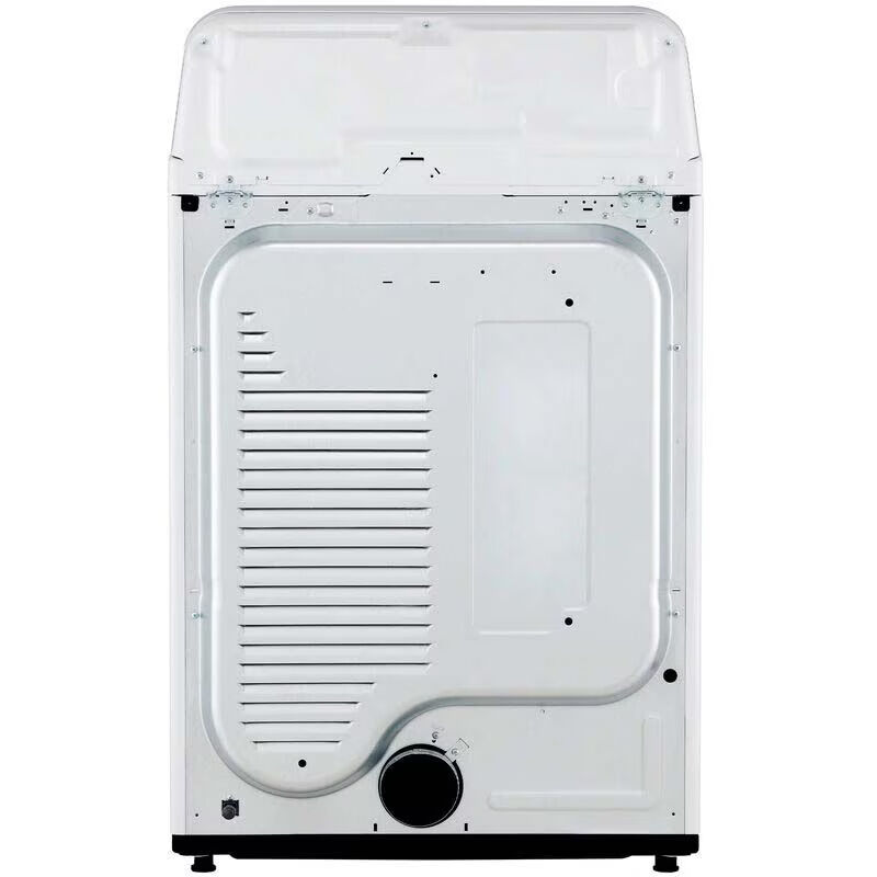 LG 27 in. 7.3 cu. ft. Electric Dryer with FlowSense Duct Clogging Indicator, LoDecibel Quiet Operation & Sensor Dry - White, White, hires