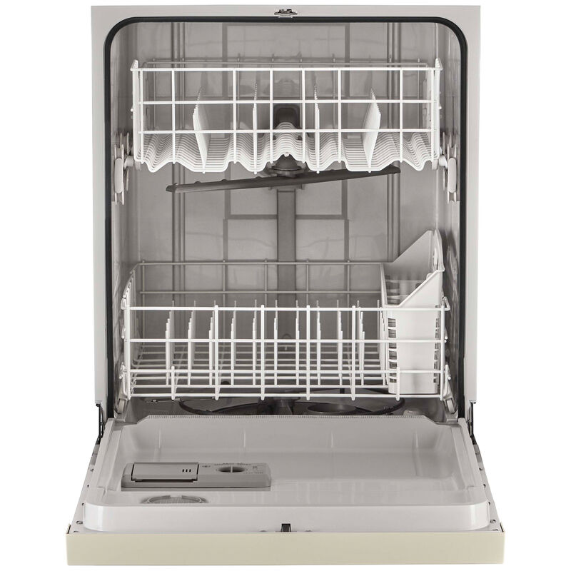 Whirlpool 24 in. Front Control Dishwasher with 57 dBa Sound Level & Pocket - Biscuit, Biscuit, hires