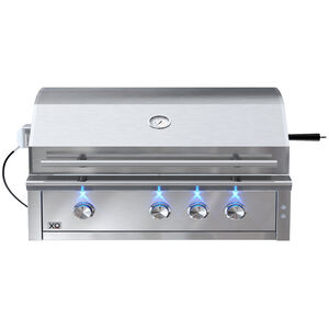 XO 36 in. 3-Burner Built-In/Freestanding Liquid Propane Gas Grill with Rotisserie & Sear Burner - Stainless Steel, , hires