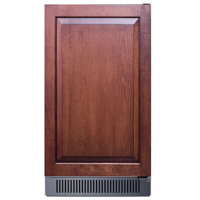Summit 18 in. Built-In Undercounter Outdoor Commercial-Use Ice Maker with 33 lb. Ice Storage, Auto-Defrost & Digital Control - Custom Panel Ready | BIM182OSAIF