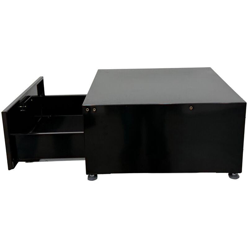 Equator Universal Laundry Pedestal for 24" Washer, Dryer & Combo with Storage Drawer - Black, , hires