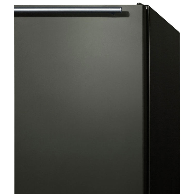 Summit 24 in. 4.8 cu. ft. Left-Hinged Undercounter Refrigerator - Black Stainless, , hires