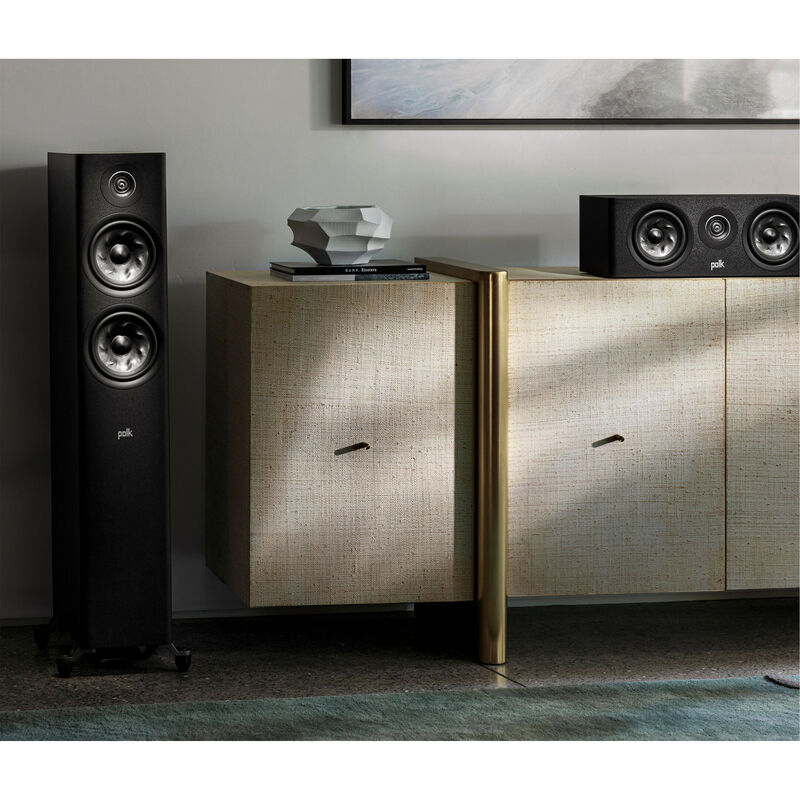 Polk Reserve R300 Premium Center Channel Speaker - Black, Black, hires