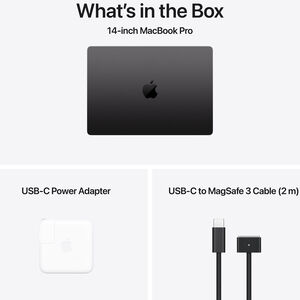 Apple MacBook Pro (2024) 14.2 in. Notebook with Apple Intelligence, Apple M4 10-Core CPU, 10-Core GPU, 16 GB RAM, 1 TB SSD, up to 24 Hrs. of Battery Life & Mac OS - Space Black, , hires
