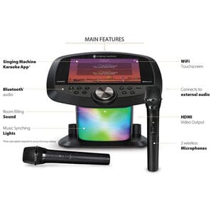 Singing Machine Karaoke Hub 2.0 - Black, , hires