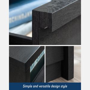 Sauder Harvey Park Collection Large TV Credenza - Raven Oak, , hires