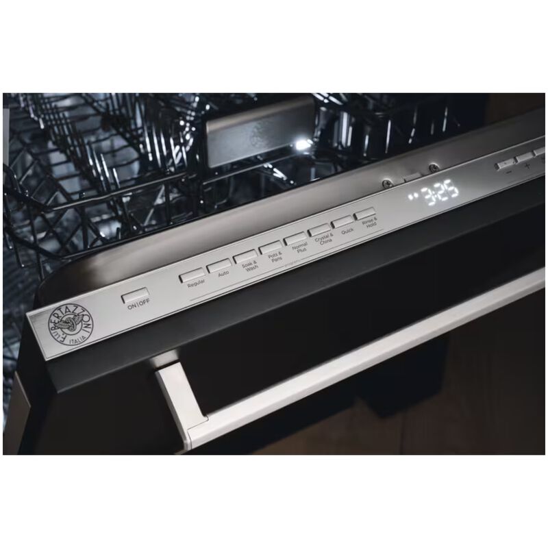 Bertazzoni 24 in. Top Control Flush-Mount Dishwasher with 39 dBA Sound Level, 3rd Rack & PowerDry Plus System - Custom Panel Ready, , hires