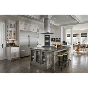 JennAir 36 in. Left-Hinged Built-In 20.9 cu. ft. Counter Depth Bottom Freezer Refrigerator - Custom Panel Ready, , hires