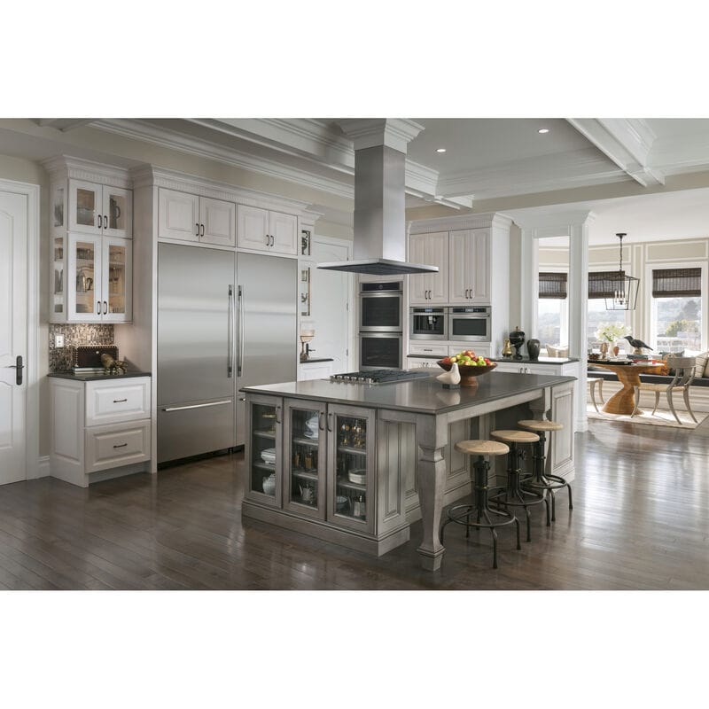 JennAir 36 in. Left-Hinged Built-In 20.9 cu. ft. Counter Depth Bottom Freezer Refrigerator - Custom Panel Ready, , hires