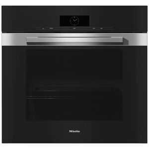 Miele PureLine Series 30 in. 4.5 cu. ft. Smart Electric Single Wall Oven with Dual Convection - Clean Touch Steel, , hires