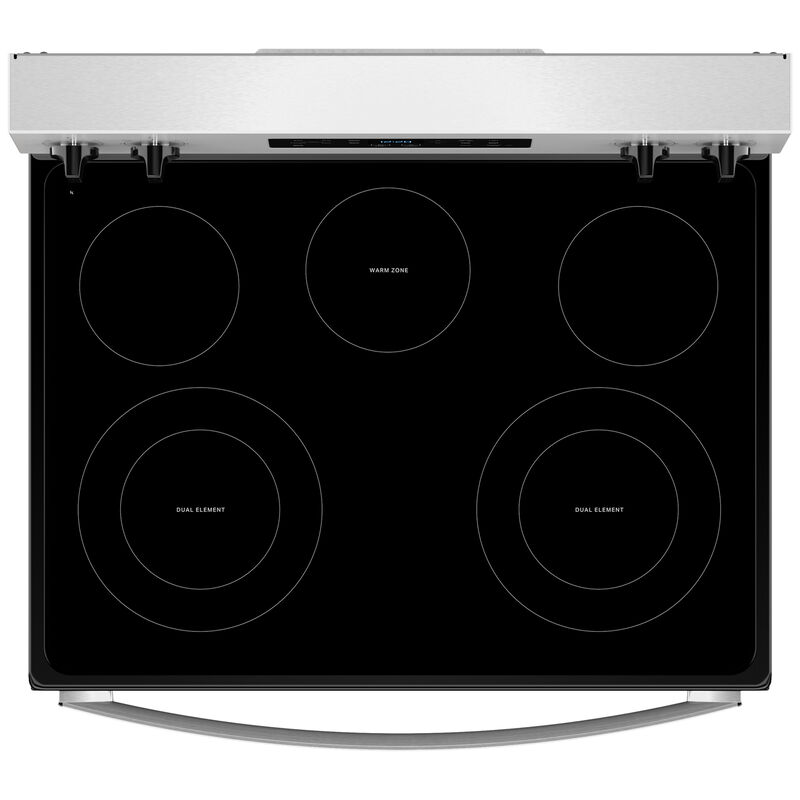 Whirlpool 30 in. 5.3 cu. ft. Air-Fry Standard Convection Electric Range with Radiant Burners - Stainless Steel, , hires