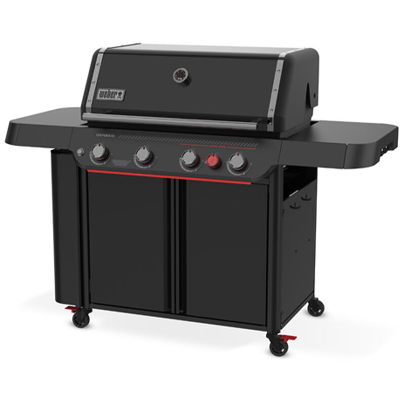 Weber Genesis E-430 4-Burner Liquid Propane Gas Grill with Sear Burner - Matte Black, , hires