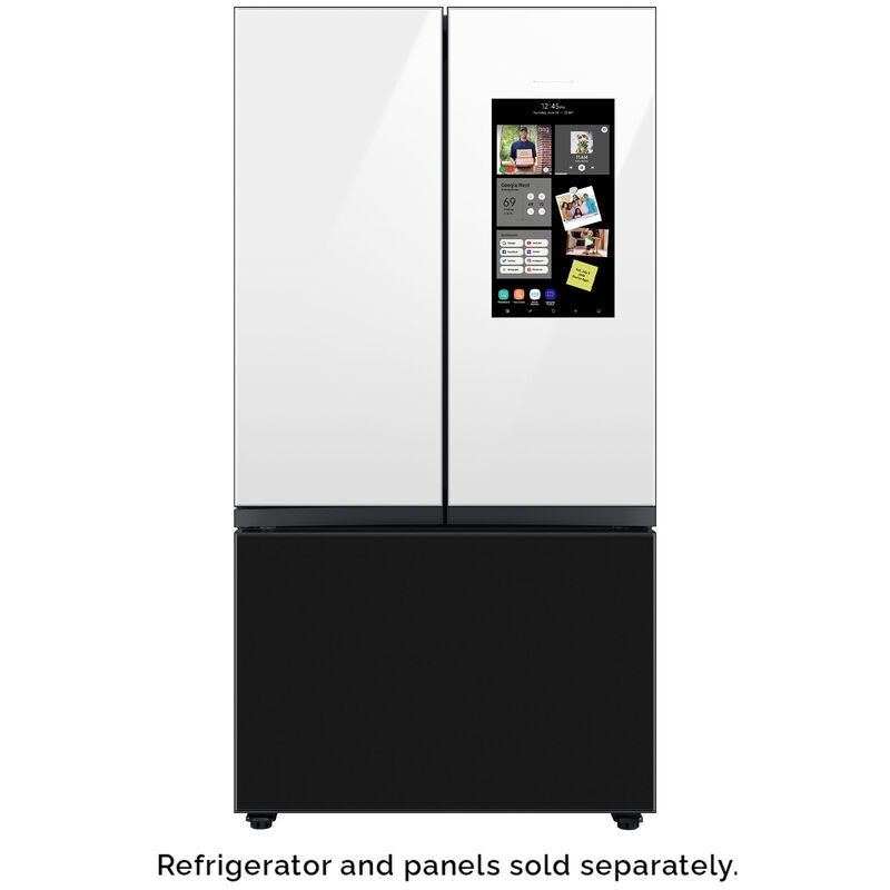 Samsung BESPOKE 3-Door French Door Top Panel for Refrigerators - White Glass, , hires