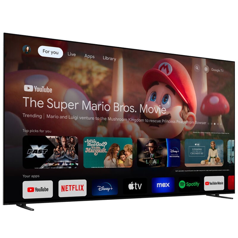 Sony - 65" Class Bravia 8 Series OLED 4K UHD Smart Google TV, , hires