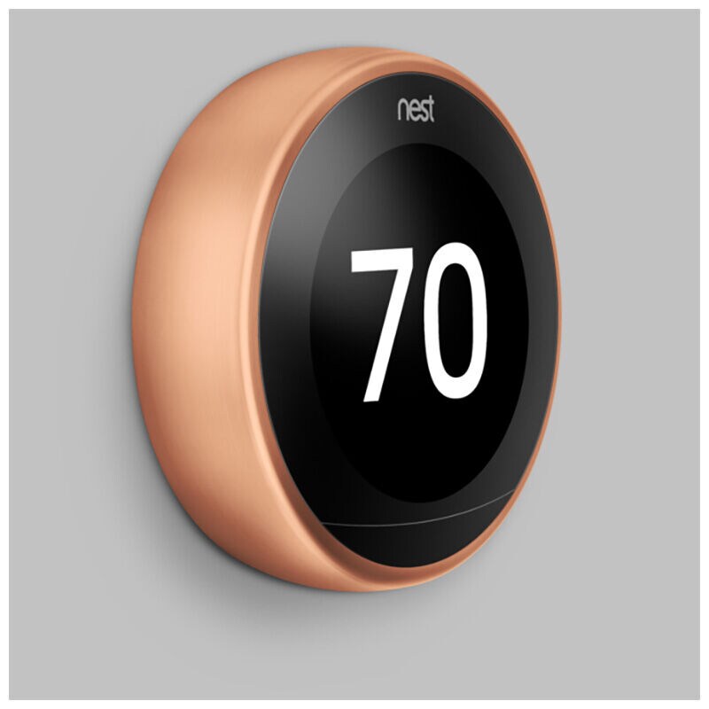 Google Nest Learning Thermostat (3rd Generation) - Copper, , hires