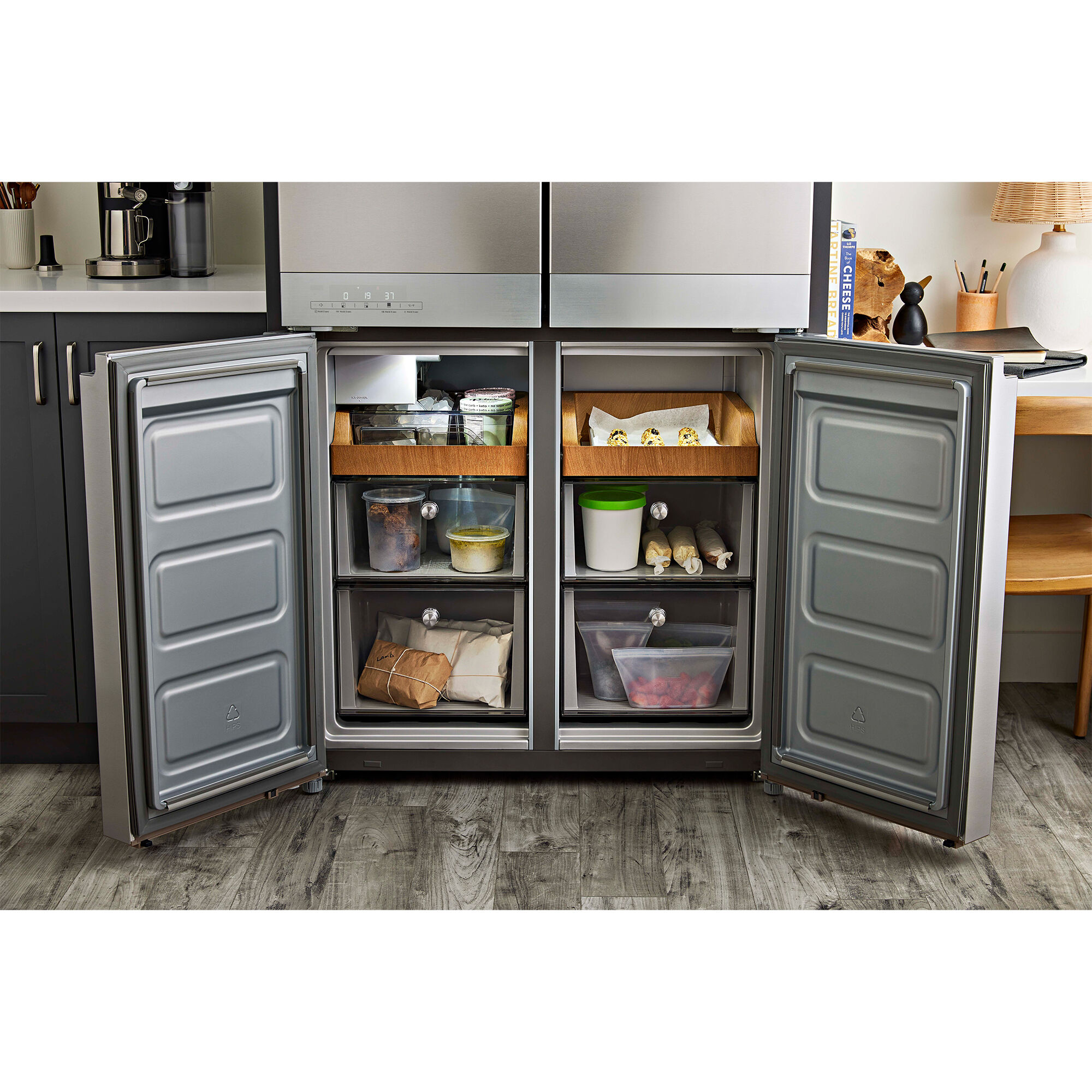 KitchenAid 36 in. 19.4 cu. ft. Counter Depth 4-Door French Door
