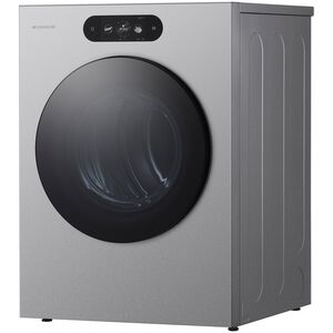 LG SIGNATURE 29 in. 9.0 cu. ft. Smart Stackable Gas Dryer with Built-In Intelligence, TurboSteam, AI Sensor Dry & Sanitize Cycle - Brushed Platinum Steel, , hires