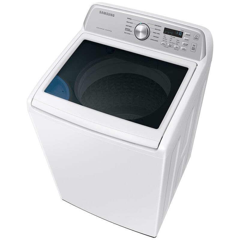 Samsung 27 in. 4.7 cu. ft. Smart Top Load Washer with Active WaterJet - White, White, hires
