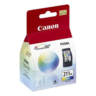 Canon Pixma 211 XL Cyan Replacement Printer Ink Cartridge | CL211XL