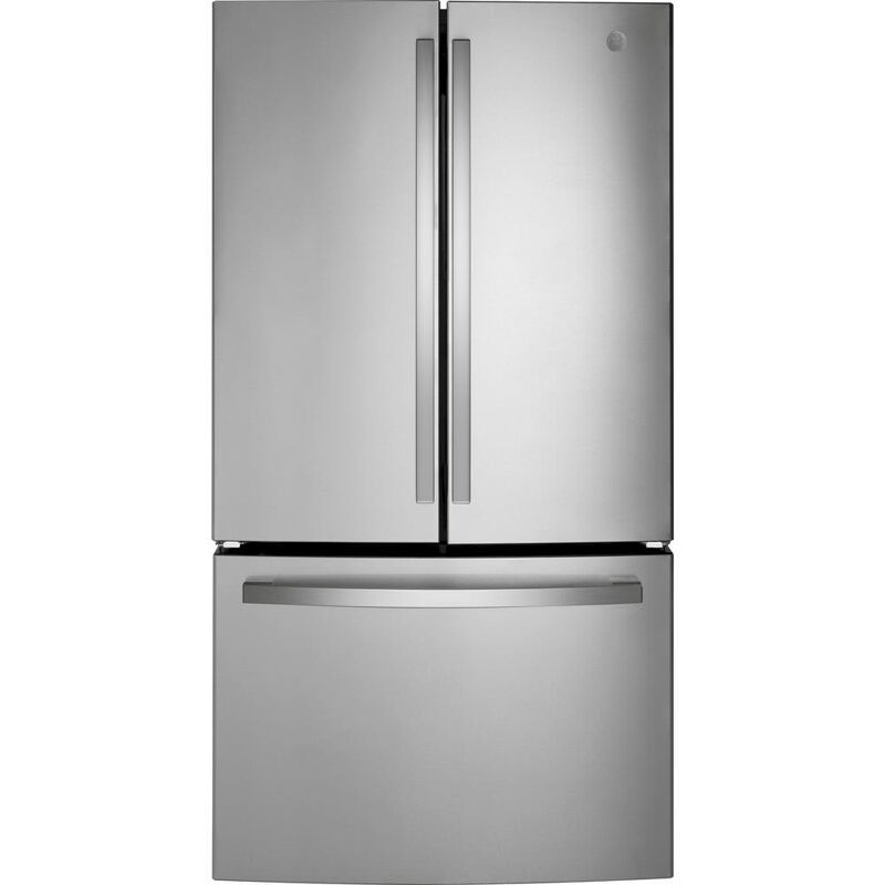 GE 36 in. 27 cu. ft. French Door Refrigerator with Internal Water Dispenser - Fingerprint Resistant Stainless, Fingerprint Resistant Stainless, hires