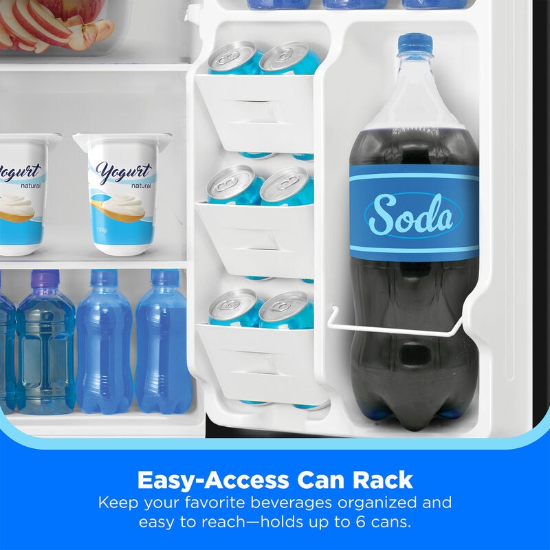 Midea 19 in. 2.7 cu. ft. Mini Fridge - Stainless Steel, , hires