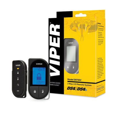 Viper DS4 Add On Remote Controls with Up to 1 Mile Range & LCD Display. Includes 1 LCD Remote & 1 Five Button Remote | VIPERD9756V