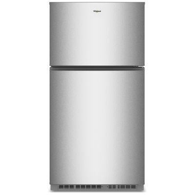 Whirlpool 33 in. 21.3 cu. ft. Top Freezer Refrigerator - Fingerprint Resistant Stainless Steel | WRTX3021TZ